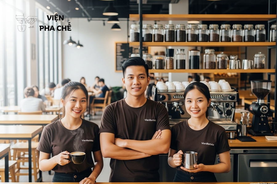 Cam kết chất lượng và uy tín của Viện Barista