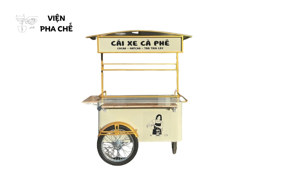 Chi phí mở quán trà sữa mô hình xe đẩy (vốn dưới 30 triệu)