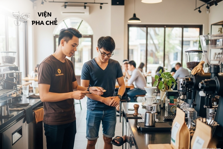 Thực hành trên thiết bị chuyên nghiệp trong môi trường mô phỏng thực tế.