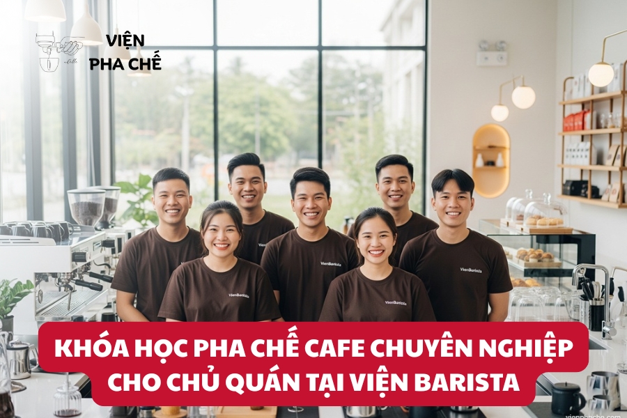 Khóa Học Pha Chế Cafe Chuyên Nghiệp Cho Chủ Quán Tại Viện Barista