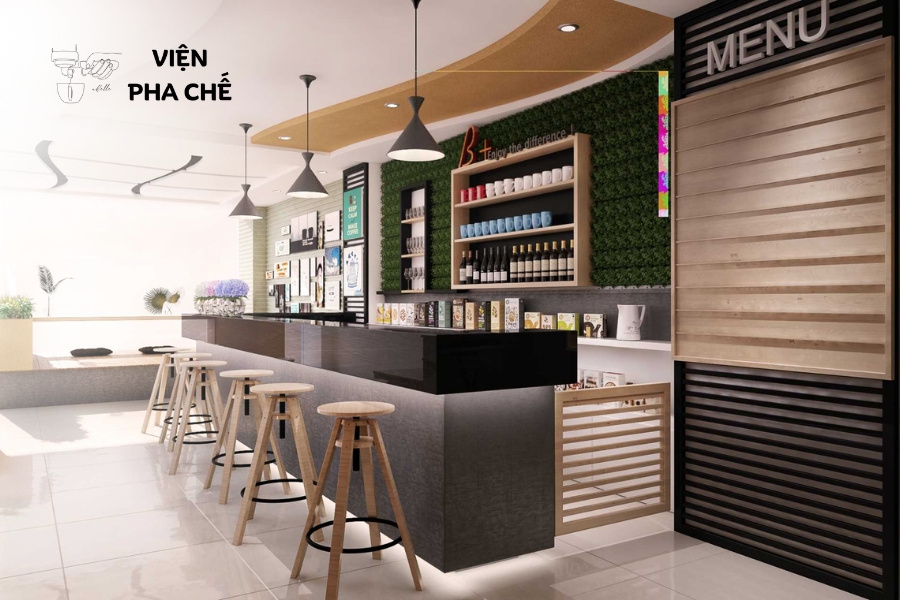 Kích thước mặt ngoài quầy bar (dành cho khách hàng)