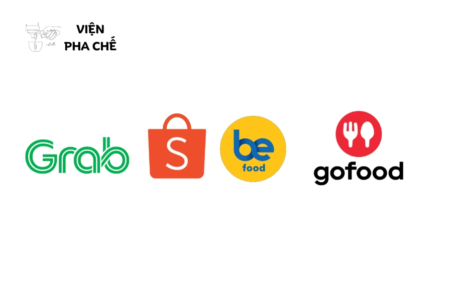 Kinh doanh trà sữa online qua các ứng dụng giao hàng