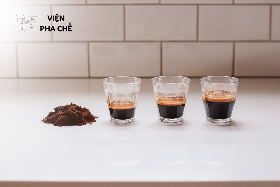 Nguyên tắc về tỷ lệ cà phê và nước