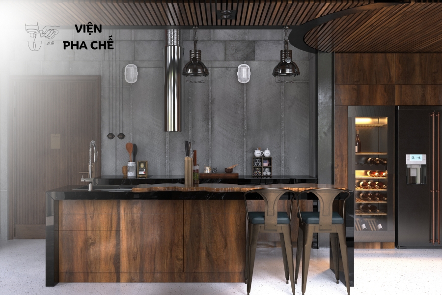 Phong cách thiết kế quán café công nghiệp (Industrial)
