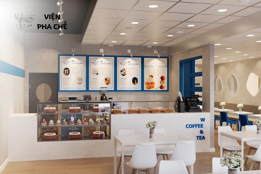 Phong cách thiết kế quán café nhỏ hiện đại