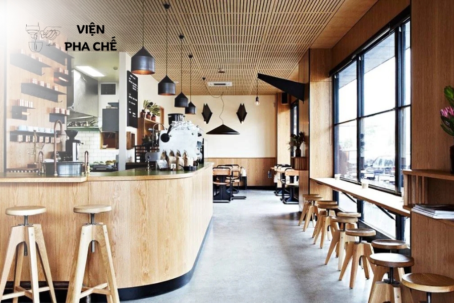 Phong thủy quầy bar và khu vực thu ngân