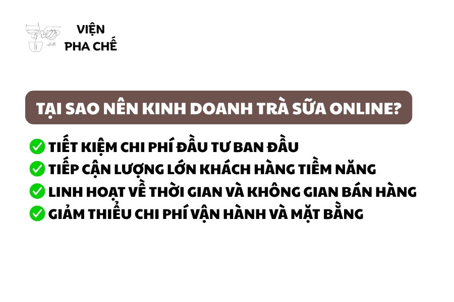 Tại Sao Nên Kinh Doanh Trà Sữa Online?