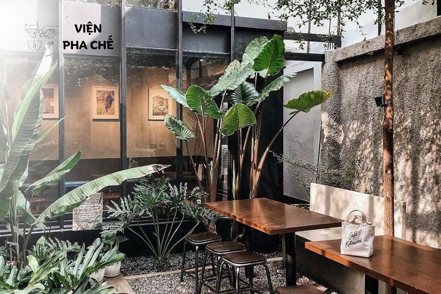 Thiết kế quán café sân vườn nhỏ