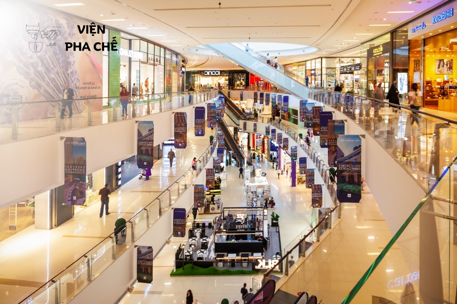 Vị Trí Trong Các Trung Tâm Thương Mại Lớn